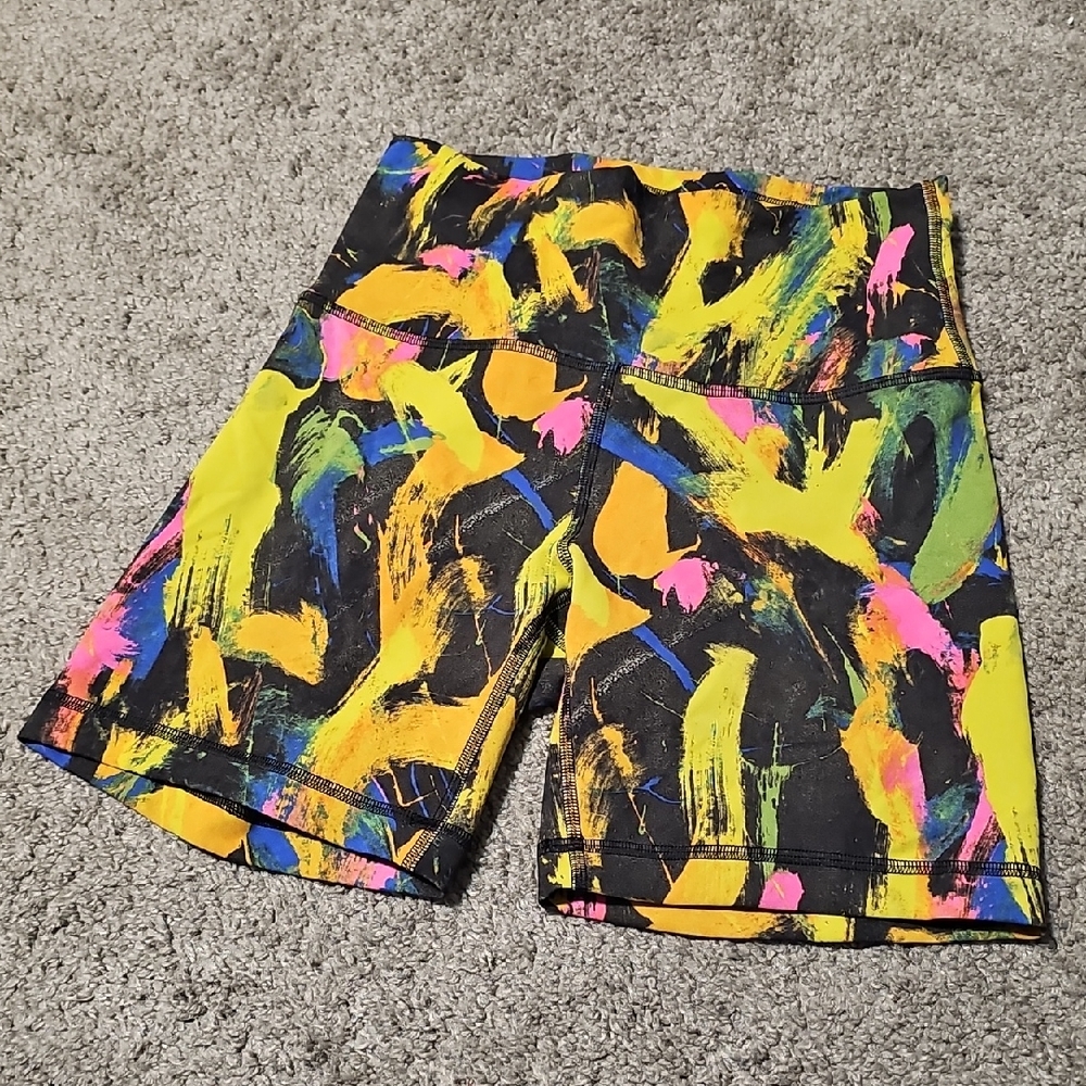Lululemon Wunder Train Short 6" Undertone Black Multi Size 6